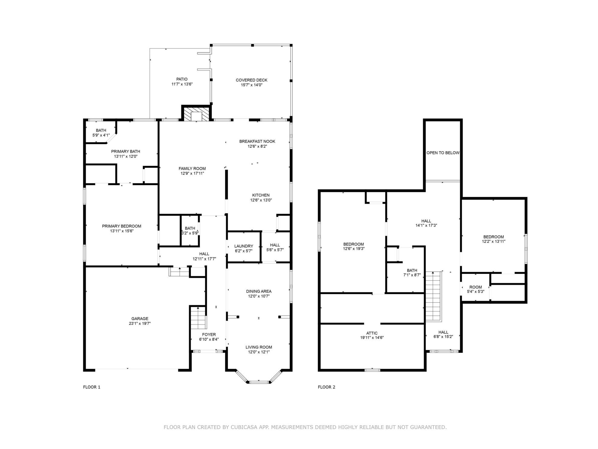Entire house floor plan